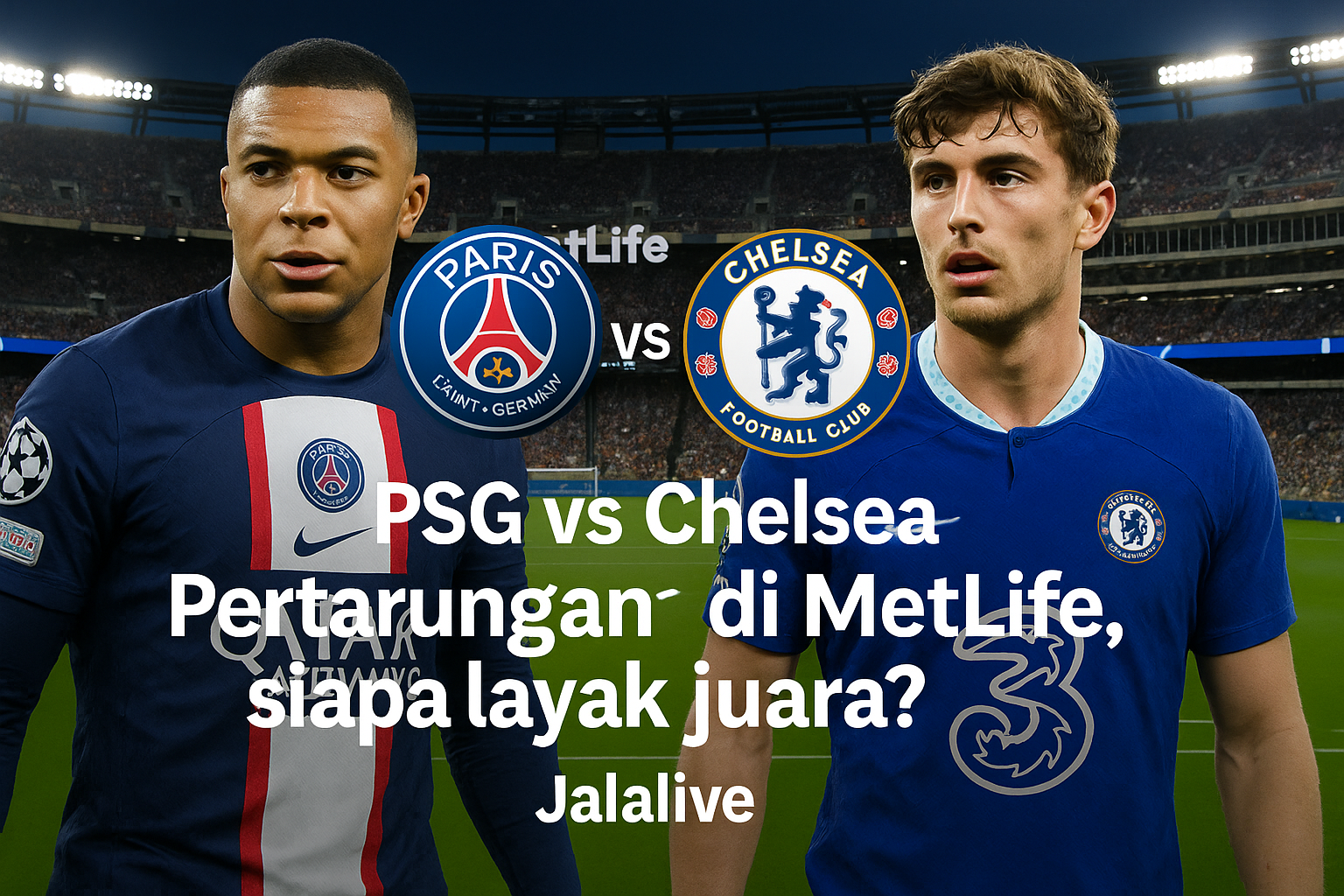 Duel Raksasa PSG vs Chelsea di Jalalive – Pertarungan Seru di Final Club World Cup 2025