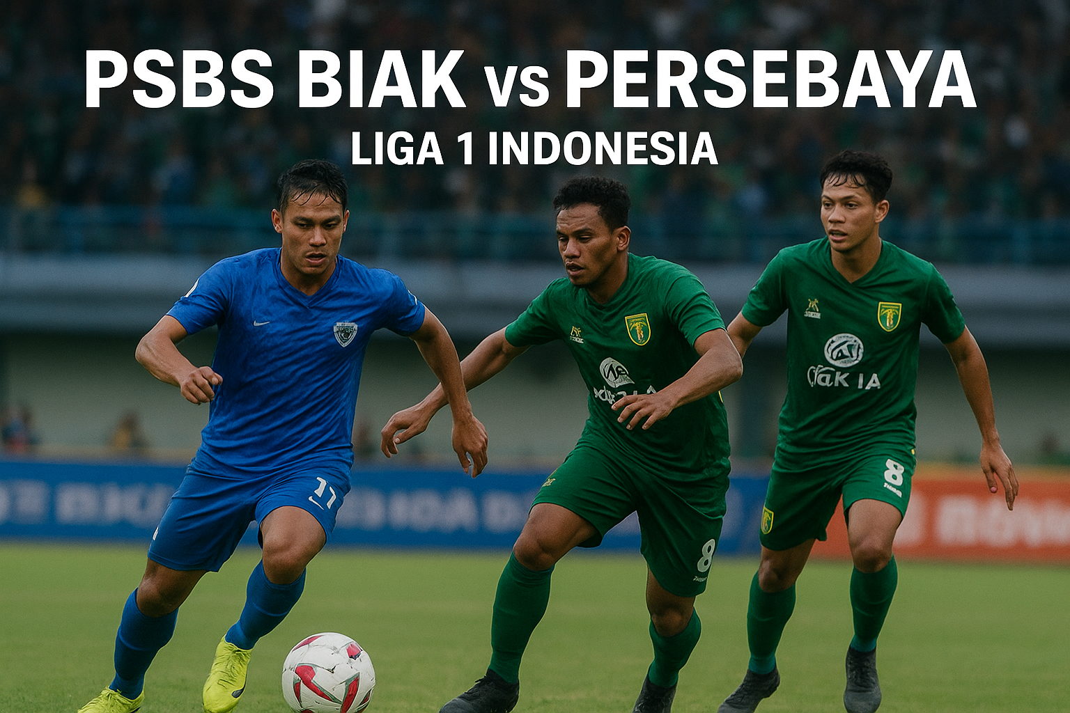 Jalalive Siarkan PSBS Biak vs Persebaya Liga 1 Pukul 15.30 WIB Hari Ini – Pertarungan Sengit di Klasemen